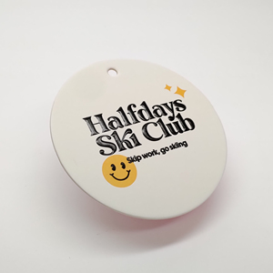 2023 Offre Spéciale personnalisé découpé étiquette volante tampon à chaud en relief Logo 3D lettre haute qualité suspendu carte d'affichage pour vêtement vêtements - Product Image 4