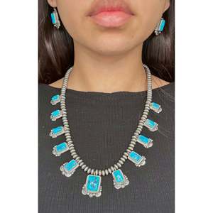 Randy Boyd Fine Jewelry Set Sleeping <b>Beauty</b> Turquoise & Sterling Silver Necklace - Product Image 3