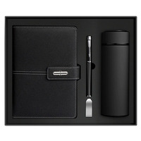 Ensemble cadeau promotionnel OS21 avec logo : carnet, stylo, bouteilles, clé USB, cadeau d'affaires, marketing