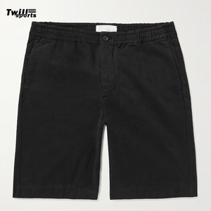 2025 été décontracté hommes High Street Style 100% coton Anti-rides pantalons de plage Logo personnalisé grande taille élastique taille fermeture - Product Image 1