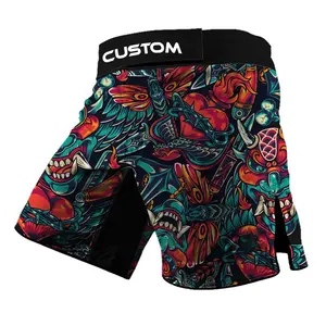 Precio al por mayor Hombres MMA Corto Último Estilo Venta Caliente Antiarrugas Material Durable Hombres MMA Corto con Totalmente Personalizado - Product Image 1
