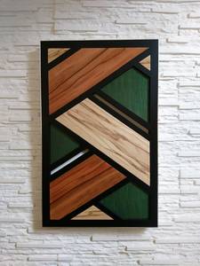 Colgante de pared de madera hecho a mano único con diseño de tapiz bohemio y borlas, pieza decorativa artística para estilo y moderno - Product Image 6