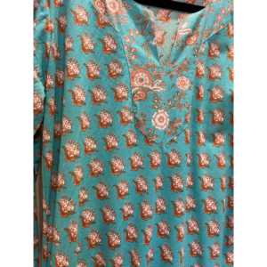 Vestido de Verano Oriental Jade 2 - Elegante Vestido Largo de Viscosa sin Tirantes con Cintura Imperio, Cremalleras, Drapeado, Diseño de Diamantes y Talla Grande XL - Product Image 3