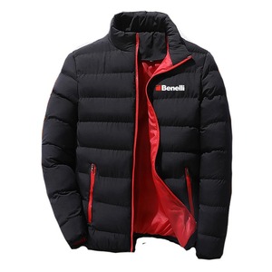 BENELLI veste en cuir hommes avant automne hiver impression mode col montant quatre couleurs polaire respirant garder au chaud personnalisé - Product Image 3