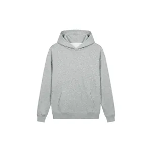 Sudadera con capucha de algodón French Terry de alto gramaje con bordado 3D, aplique serigrafiado y patchwork con dobladillo sin rematar - Product Image 1