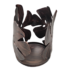 Elegante soporte de Pilar Soporte de vela de aluminio de cinco cabezas Portavelas de brillo clásico Soporte de vela de llama sofisticado - Product Image 3