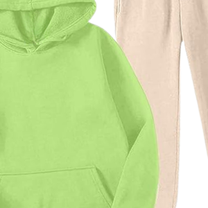 Conjunto Deportivo Premium de Felpa Lisa para Hombre, Sudadera con Capucha Suave y Pantalones Deportivos, Ropa Casual de Invierno, Venta al por Mayor de Fábrica, Personalizable OEM - Product Image 4