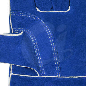 Nueva llegada Guantes de soldador de cuero de protección de diseño único con etiqueta privada - Product Image 5