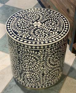 Nouveau style de table et incrustation en os Tabouret design de haute qualité Fabriqué en Inde pour le mobilier de salon - Product Image 4