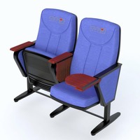 Fauteuil de cinéma moderne et mobile EVO1202MB, directement de l'usine, pour auditorium, confortable, pliable, en tissu