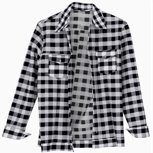 เสื้อยืดผู้ชายเสื้อขนสัตว์ฤดูหนาวเสื้อลูมเบอร์แจ็คเสื้อเชิ๊ตผ้าฝ้ายลายตารางสำหรับผู้ชายเสื้อเชิ๊ตผ้ากำมะหยี่บุขนแกะแฟชั่นฤดูร้อน - Product Image 4