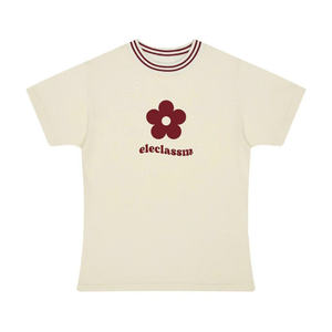 [Fábrica de ropa] SH14 Camiseta de algodón para mujer Formal Slim Fit O-cuello Colores juveniles Secado rápido Ecológico Diseño único 2025 - Product Image 6