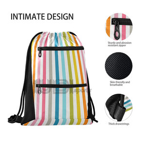 Waterproof Low Price Sublimation Drawstring <b>Bags</b> Latest Design Wholesale Stylish Drawstring <b>Bags</b> - Product Image 5