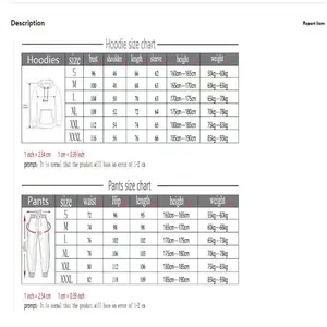 Pull à capuche en polaire épais pour l'hiver et l'automne pour hommes, tenue de sport décontractée, ensemble deux pièces pour hommes - Product Image 6