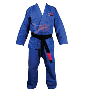 ชุดยูนิฟอร์ม Jitsu ศิลปะการต่อสู้คาราเต้ BJJ GI ชุดเทควันโด Samgi กับผ้าฝ้าย100% ผ้าคอตตอน450gsm สานมุก - Product Image 2