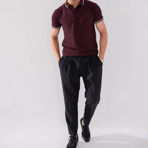 Conjunto de Camisa de Manga Corta Casual de Verano para Hombre, con Logotipo Personalizado de Alta Calidad, 100% Algodón, Secado Rápido, Bordado/Estampado Puff, Color Sólido - Product Image 5