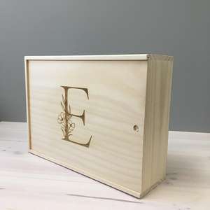 กล่องเก็บของประดับตัวอักษรลายดอกไม้สำหรับของที่ระลึก - Product Image 2