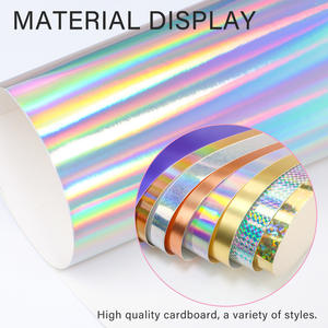 لوازم تغليف المخابز بالجملة، صندوق هدايا كرافت بنافذة ليزر، صندوق هدايا هولوغرافي بنافذة للكيك والحلوى - Product Image 5