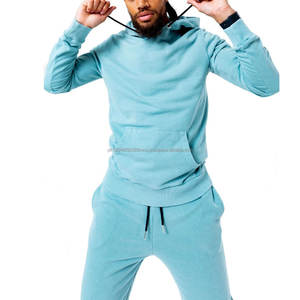 Ensemble Jogging et Crop Top Oversize Effet Délavé Acide 100% Coton Style Vintage Pull Tricoté Effet Délavé Acide pour l'Hiver - Product Image 1