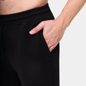 Nouveau Jogging Homme Noir Slim Respirant de Haute Qualité avec Taille Élastique, Bas de Pantalon Côtelé et Poches Latérales - Product Image 6