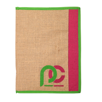 Carpeta de Archivos de Yute Ecológica, Elegante y Estilosa, Hecha a Mano, con un Diseño Hermoso de la India, al Mejor Precio para Organizar sus Archivos