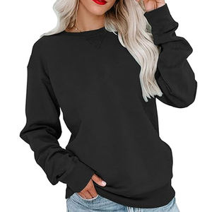 Nouveaux sweats décontractés pour femmes, hiver, épais, surdimensionnés, 100% coton, molleton écologique, séchage rapide, respirants, avec logo frontal - Product Image 2