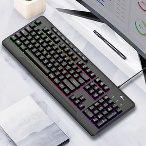 Teclado Óptico para Juegos KB-810 con Cable, Teclas Mecánicas, Iluminación de Color, Interfaz Tipo C, 3 Teclas para Computadoras de Escritorio, Portátiles y Mac - Product Image 5