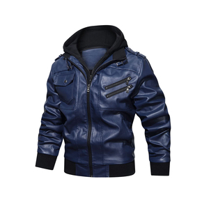 Chaqueta de Cuero Genuino para Hombre, Nueva Llegada, Venta Caliente, Fabricada en Fábrica, Precio Económico, Impermeable, Moda de Invierno, Chaqueta de Cuero Puro - Product Image 3
