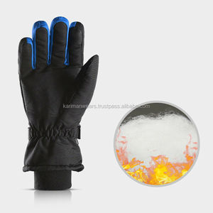 Premium Ski Gloves Women & Men Quadruple Layer Protection Anti Collision <b>Padding</b> Breathable & Warm Design Snow Stopper Wristband - Product Image 3