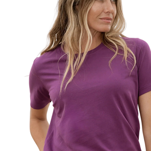 Camiseta de Manga Corta con Cuello Redondo para Mujer, 100% Algodón Orgánico de Lujo, Preencogido, Certificado GOTS, Ajuste Clásico, Suave y Premium - Product Image 4