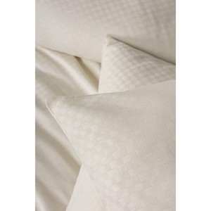 Parure de lit en coton tissé à carreaux, motif floral crème, pour lits King, Queen, Twin, pour la maison, l'hôtel, les mariages, l'hôpital - Ensemble 4 pièces - Product Image 3