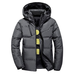 Chaqueta de plumón de pato cálida de invierno para hombre, Abrigo acolchado grueso con capucha para nieve de esquí, Parka acolchada de alta calidad - Product Image 2
