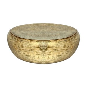 Fabricante y Exportador de Mesas de Centro de Aluminio Martilladas a Mano, Diseño 2025, Mesa de Centro de Metal de Tamaño Personalizado, Mejor Exportador - Product Image 6
