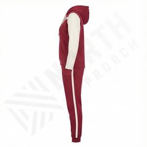 Nouvel ensemble de survêtement décontracté en velours 100 % coton pour femme, avec logo personnalisé, collection hiver 2025 – Haut court et pantalon de jogging élégants - Product Image 3