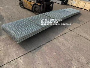 6100 x 1000 mm Maille non bordée de 30x100 (34,8x101,6) Barre porteuse 25x5 - Product Image 5