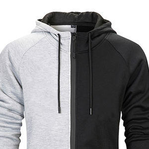 Sudadera con capucha de mezcla de algodón de alta calidad para hombre con cremallera Sudadera con cremallera completa en varios colores para ropa activa de invierno - Product Image 2