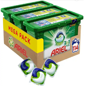 Cápsulas Ariel Todo en Uno, Líquido Antibacterial Universal, Desechables, Concentradas, para 98 Lavados - Product Image 3
