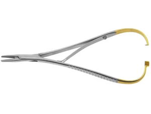 Portaagujas de acero inoxidable de alta calidad TC Matthieu Instrumento quirúrgico manual con mandíbula delicada dentada - Product Image 5