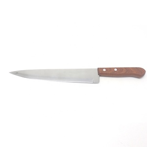 Venta al por mayor personalizado de calidad superior OEM ODM directo de fábrica Ultra Sharp High Carton cuchillo de Chef de acero inoxidable con mango de madera - Product Image 1