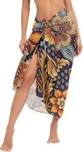 Quick Dry Polyester Sarong Stylish Swimwear Cover Up for Seaside Comfort - Product Image 3