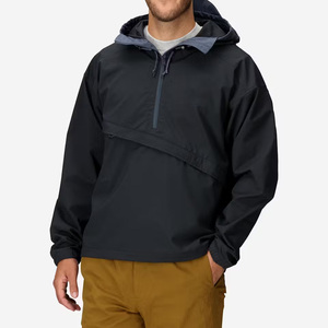 Chaqueta cortavientos para hombre personalizada para golf material impermeable transpirable producción OEM con logotipo impreso y etiqueta privada - Product Image 1