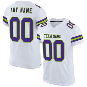 Camiseta de Fútbol Americano Corta, Transpirable, Duradera y Personalizable, 100% Poliéster, para Entrenamiento de Equipos Adultos, Clubes Universitarios - Product Image 5