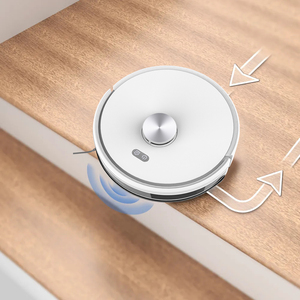 <span class=keywords><strong>Mini</strong></span> <span class=keywords><strong>Robot</strong></span> aspirador inteligente de 5000Pa, cubo de basura autovaciable, fregona para alfombras, piscina, cuidado del suelo, agua de garaje para el hogar - Product Image 5