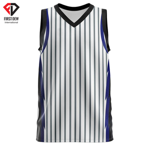 พิมพ์เต็มดาวสีขาว Sublimated 3D รูปแบบการออกแบบธงอเมริกันโรงงานขายตรงราคาต่ำที่มีคุณภาพดีเสื้อบาสเกตบอล - Product Image 2