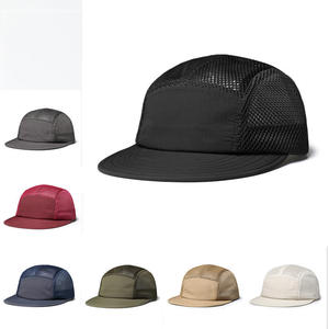 Gorra Deportiva de 5 Paneles Estilo Streetwear, Transpirable, Impermeable, de Pana, con Estampado Personalizado y Bordado de Logotipo para Playa - Product Image 1