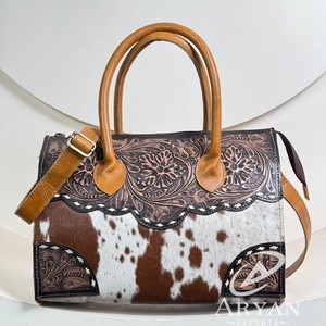 Bolso de mano de cuero de vaca con herramientas manuales de calidad superior más vendido, bolso de hombro con asa, bolso de mano de cuero genuino para mujer - Product Image 1