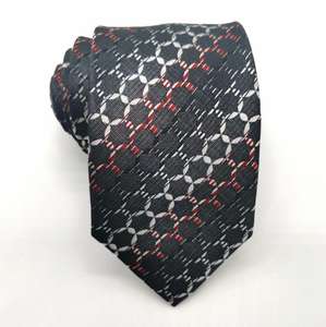 Cravate en soie jacquard classique pour homme, écologique, décontractée et élégante – Cadeau de mode haut de gamme - Product Image 5