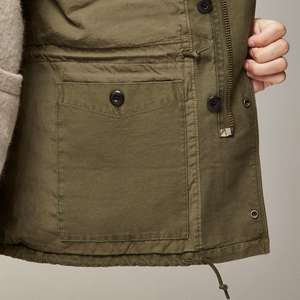 Bearfit แจ็กเก็ตฤดูหนาวของผู้ชายหรูหราผ้าฝ้ายทอลายทแยง100% สไตล์วินเทจเข้ารูปเสื้อกันลมสีพื้นแบบกำหนดเองระบายอากาศได้ดี - Product Image 4