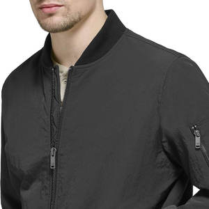 Chaqueta Bomber para Hombre de Nuevo Diseño con Cremallera Completa, Mangas Largas y Cuello Alto, Estilo Urbano - Product Image 6
