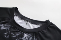 T-shirt à manches courtes pour homme, coupe classique, de haute qualité, écologique, séchage rapide, col rond, léger, impression par sublimation, polyester/coton